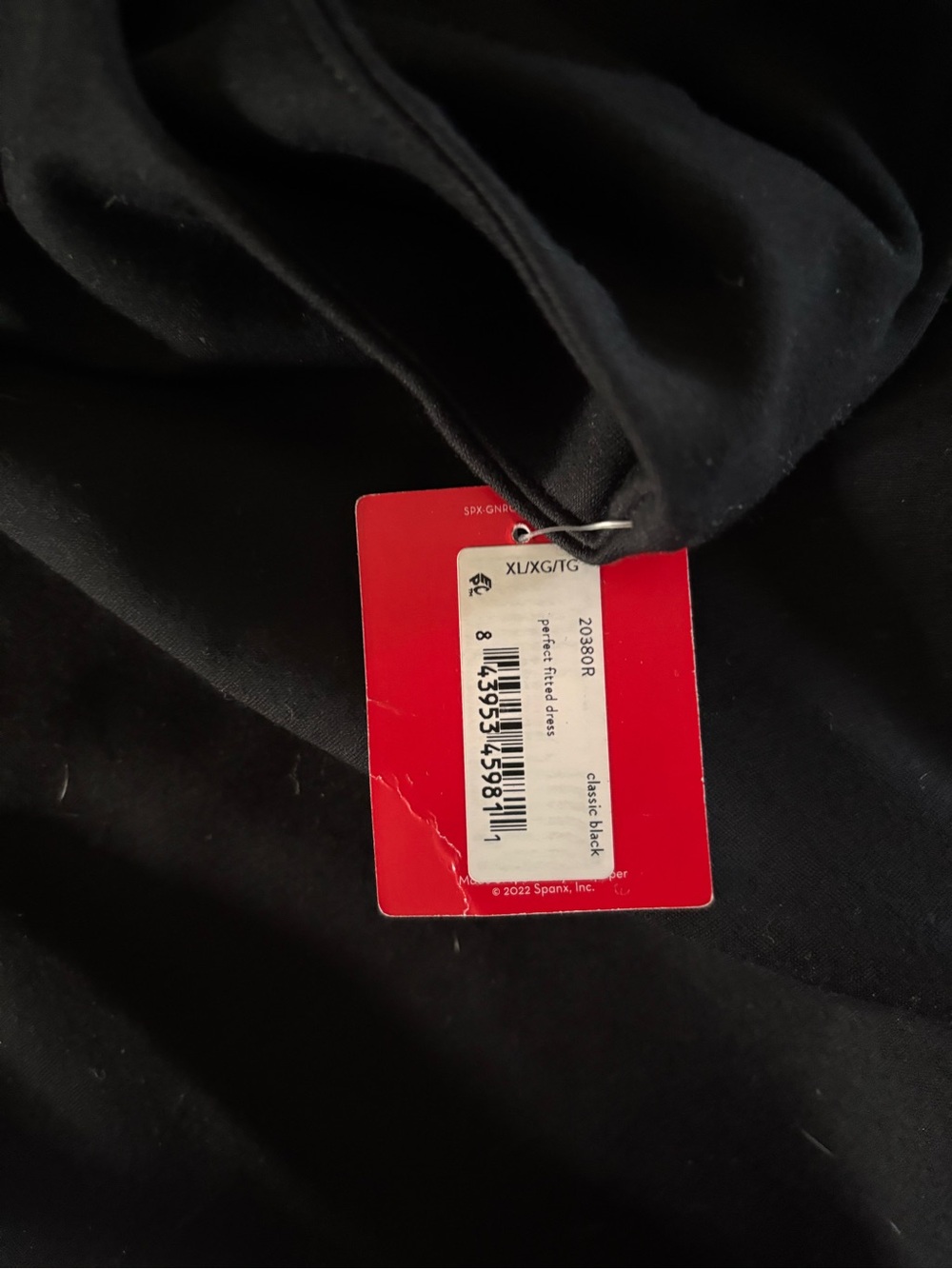 SPANX Classic Black Midi Dress